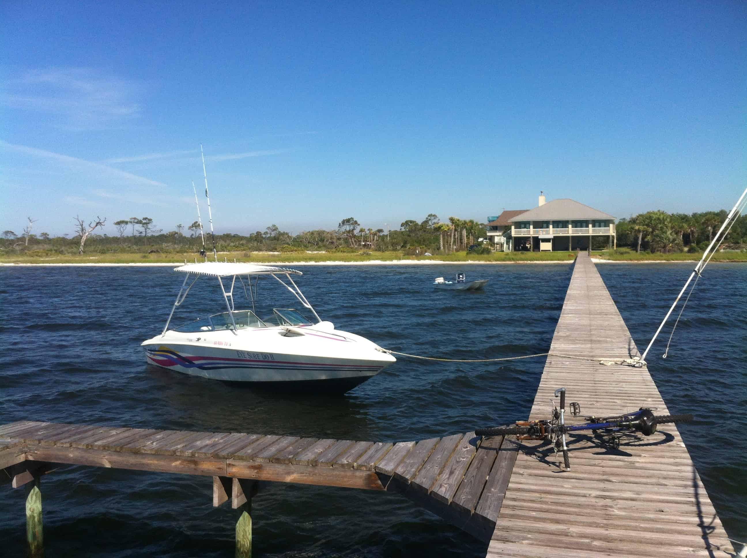 Atlantic Towers Top installed on a Baha 272 closed box boat, showcasing the structure's sleek design and functionality.