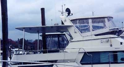 Hattaras 40 Motor Yacht Aft Deck Top 1986 image 1