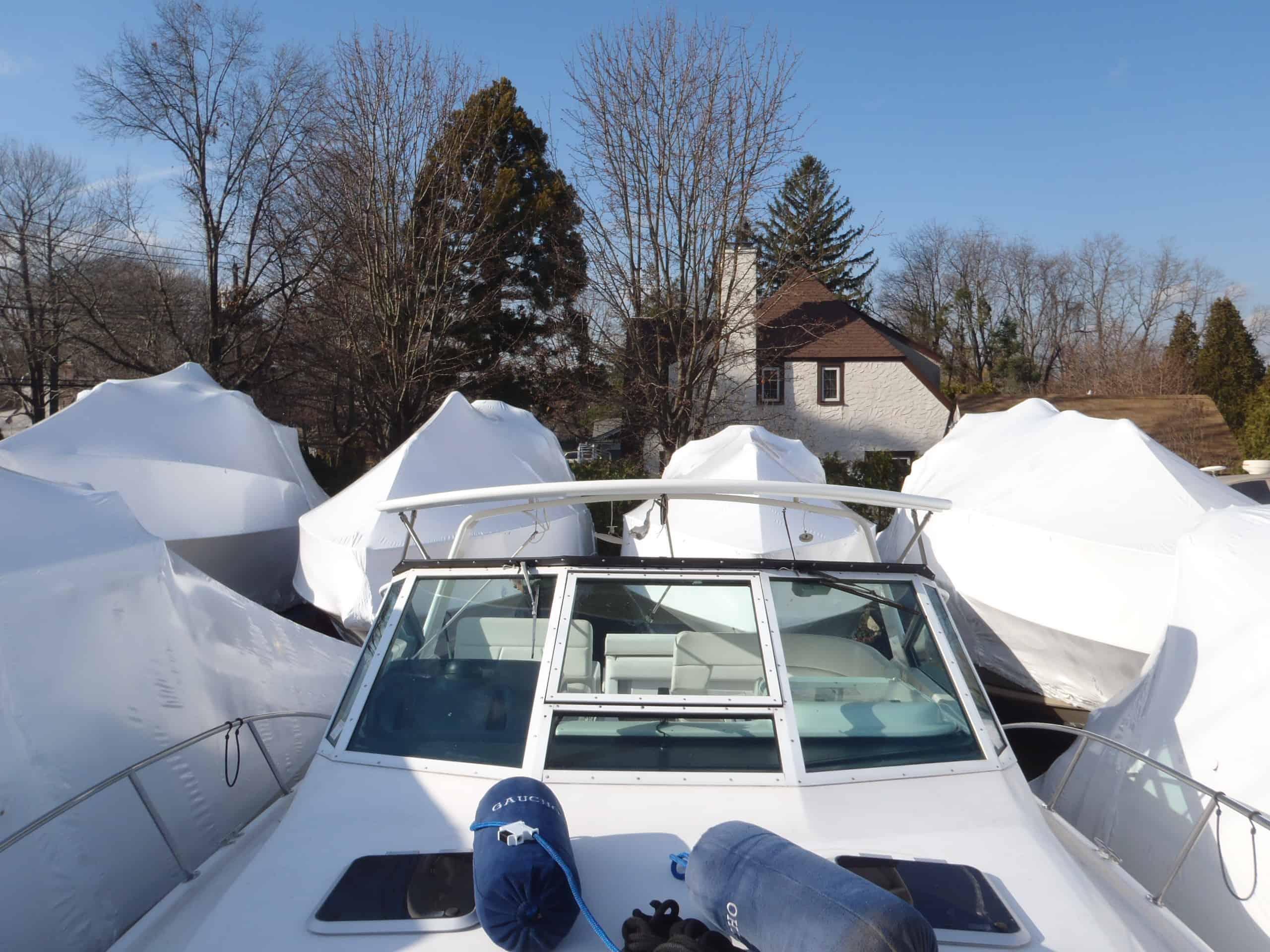 Atlantic Towers top installed on a Tiara 3100 Open cruiser, showcasing its design and functionality.