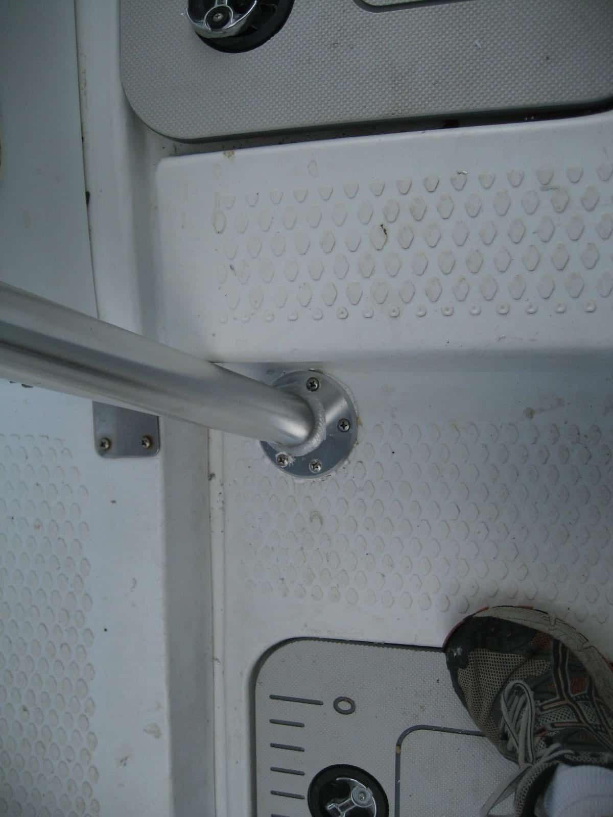 Atlantic Towers T-Top installed on Triumph 21 center console boat.