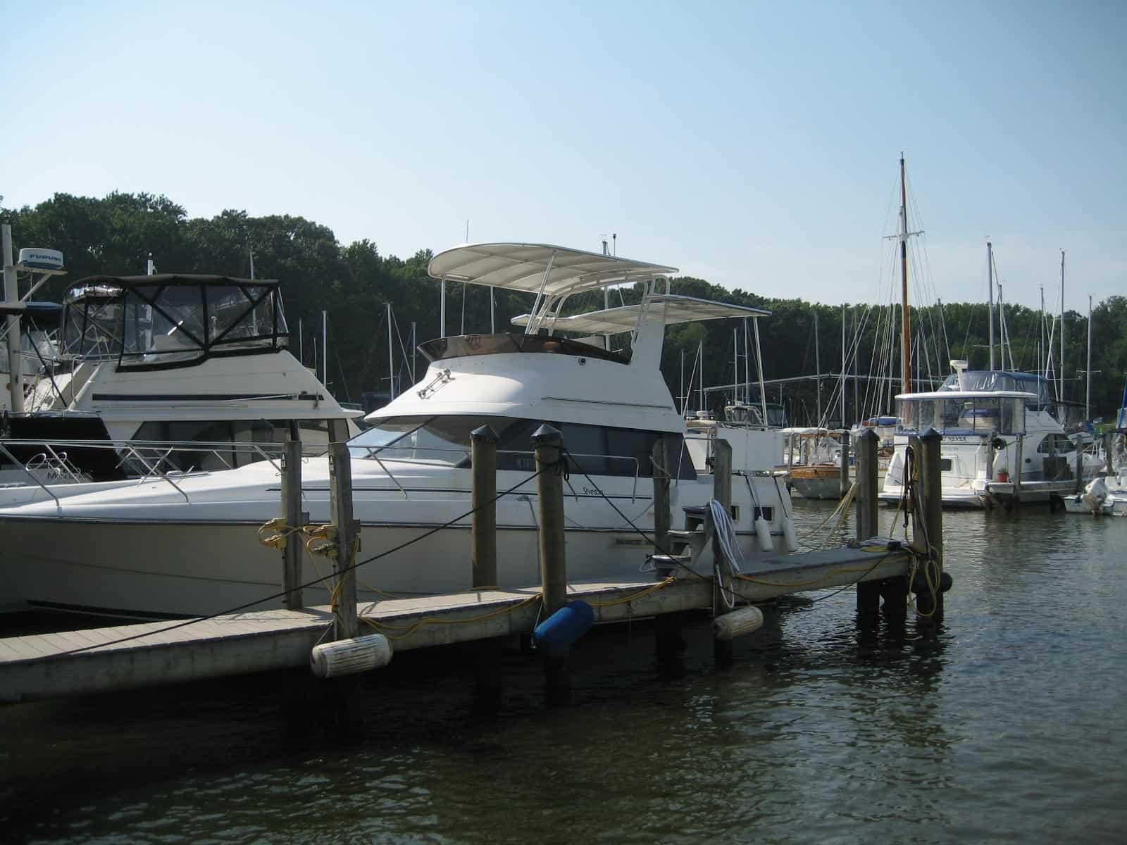 Silverton 34 MY Aft Deck Top 1993 image 1