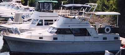 Mainship 36 Double Cabin Aft Deck Top 1984 image 1