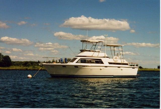 Trojan 36 Tri-Cabin Trawler Top 1977 image 1