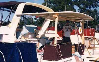 Silverton 40 Aft Cabin Aft Deck Top 1982 image 1