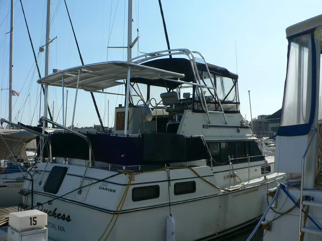 Carver 36 Aft Cabin Aft Deck Top 1982 image 1