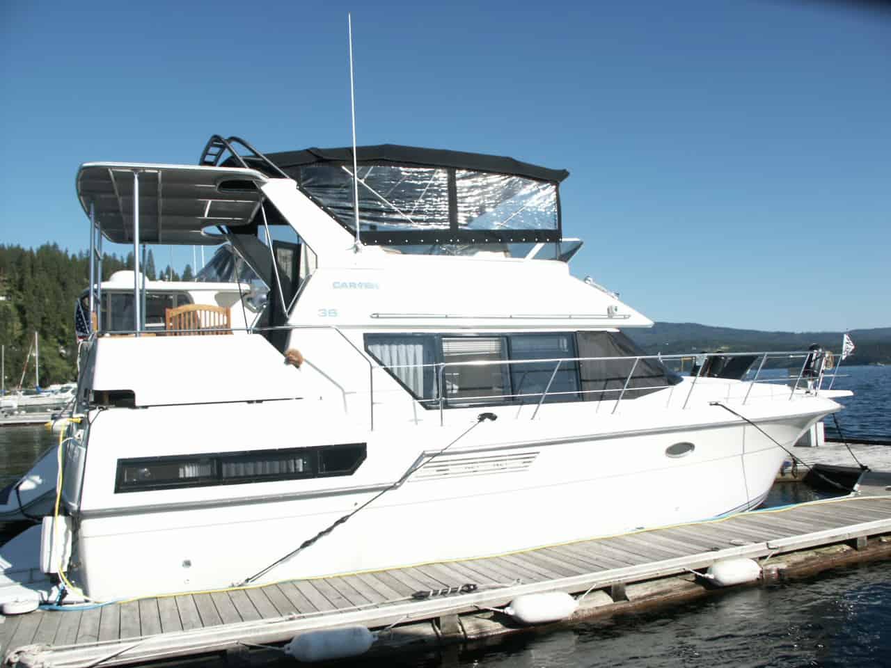 Carver Aft Cabin Aft Deck Top 1992 image 1