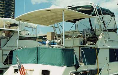 Silverton 40 Aft Cabin Aft Deck Top 1982 image 1