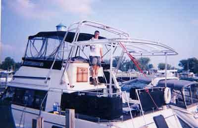 Carver 36 Aft Cabin Aft Deck Top 1982 image 1