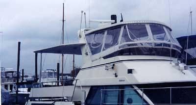 Hattaras 40 Motor Yacht Aft Deck Top 1986 image 1
